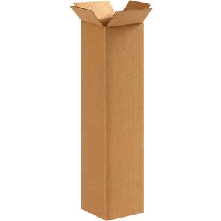 Boks USA 4x4x16 Tall Corrugered Boxes Tall 4L x 4W x 16H Pack of 25 | Forsendelsesemballage Movede opbevaringsboks til hjem eller forretning st?r