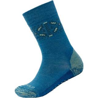 Devold Multi Merino Skridsikre Strømper Børn, Blue Melange, 19-21