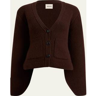 Khaite Scarlet cashmere cardigan - brown - L