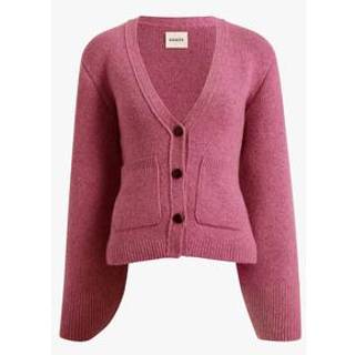 Khaite Scarlet cashmere cardigan - pink - XL