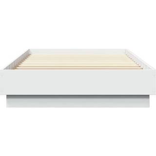 sengeramme 90x200 cm uden madras konstrueret træ røget eg