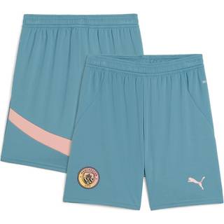 Puma Manchester City 24/25 Shorts Youth, Blue, Size 7-8Y, Clothing - Poppy Pink - 7-8Y