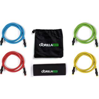 Gorilla Fitness modstandsbånd til Gorilla Bow - 4-pak med forskellige bånd til helkrops HIIT-træning