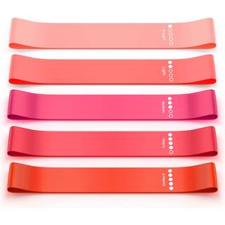Modstandsb?nd til tr?ning Elastiske tr?ningsl?kkeb?nd til fysioterapi Yoga Starts?t med str?kb?nd til st?vleben Pilates Flexb?nd