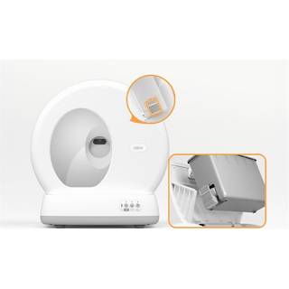 UBPet C10 Pro selvrensende kattebakke med kamera og app-styring