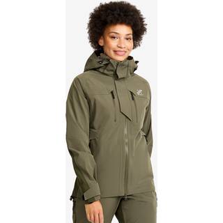 Aries Pro 3L Shell Jacket Dame Grape Leaf/Forest Night, Størrelse:XL - Dame > Jakker > Regn- Og Skaljakker