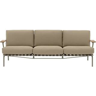 Muuto Settle 3-personers Sofa - Udendørs sofaer Tekstil Taupe - 41482-TAUP_5