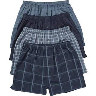 VRS herre 4-pak boxershorts str. M - mørkeblå (På lager i butik)