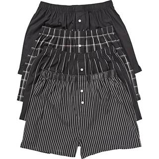 VRS herre 4-pak boxershorts str. 2XL - sort (På lager i butik)