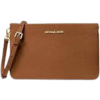 MK Jet Set Large Pebbled Leather Crossbody Bag - Brown - Michael Kors - ONE SIZE