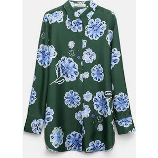 Dorothee Schumacher Printed silk shirt - green - XS