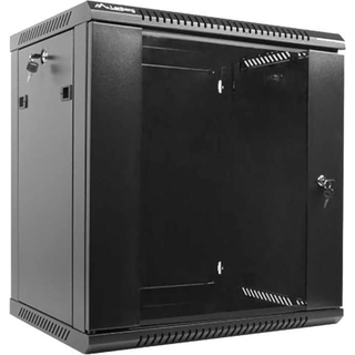 Lanberg WF01-6412-10B - 12U - Wall-Mount Rack Cabinet