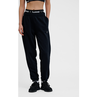 Hummel Pulse Sweat Pants L Dame - Sort træningsbukser til komfortabel løb og fitness