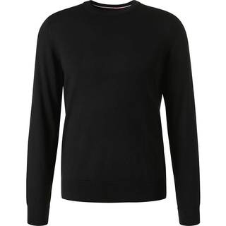 HECHTER PARIS Herren Pullover schwarz unifarben