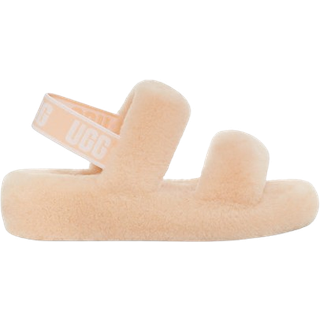 UGG Oh Yeah Slide Slippers - peach fuzz