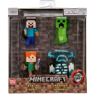 Minecraft metal figurer - 4 stk.