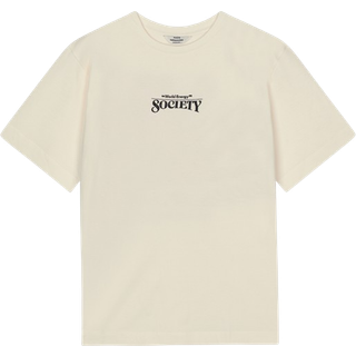 Soft Single Dassel Tee - Snow White - Mads Nørgaard - Creme XS