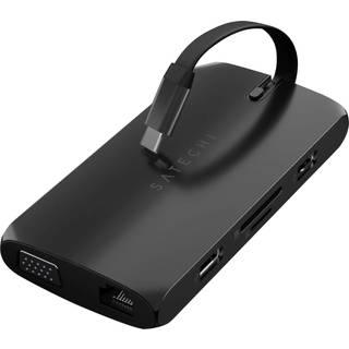 Satechi USB-C On-the-Go Multiport Adapter (sort)