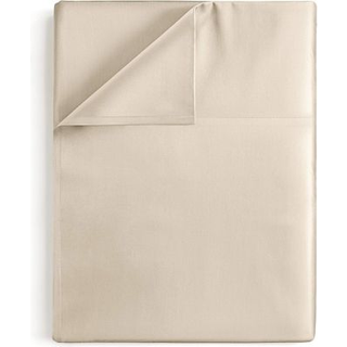 Cal King Size Flat Bed Sheet - Kun Hotel Luxury Single Flat Sheet - Wrinkle Free & Fade Resistant Flat Sheet - Ekstra bl?dt ?ndbart senget?j til