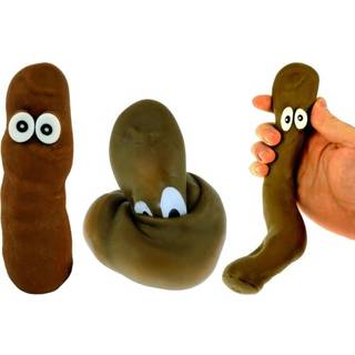 JA-RU Stretchy Poopster Sensorisk Legetj (12 Pack) Stress Relief Legetj | Fidget legetj til brn og voksne. Autisme legetj og festgoder. Lige