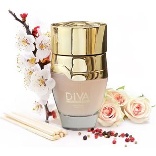 Jean Rish Diva Eau De Parfum - Parfume til kvinder (3,4 Fl Oz / 100 ml) med Champagne Rose Pink Peber & hvide moskusnoter - Langvarig og luksuri