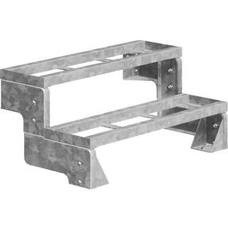 DOLLE Gardentop terrassetrappe med trinbakke - 2 trin