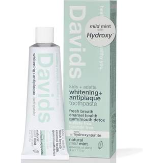 Davids Hydroxi Mild Mint Fluorid Fri Nano Hydroxyapatit Tandpasta til emalje sundhed og blegning Antiplaque SLS Gratis brnevenlig blid mint smag