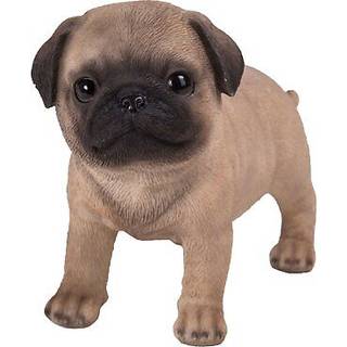 Pacific Giftware Realist Look Pug Puppy Standing Resin Figur Statue