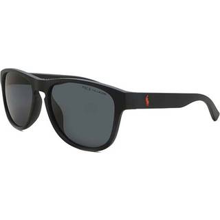 Polo Ralph Lauren PH4180U Polarized 537581 56 Solbriller Mænd Black - Matte Black - 56mm