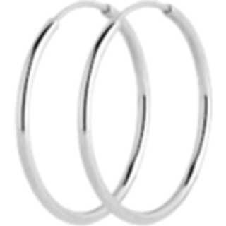 Senorita 20 Hoop - Silver