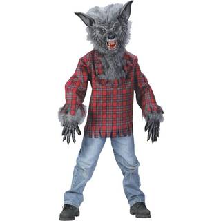 Grauer Werwolf Kinderkostüm M