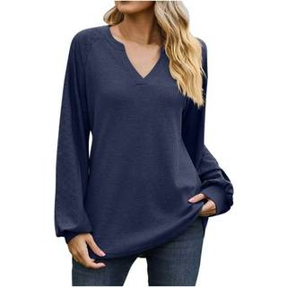 Inwear Dagnaiw V-Neck Ls Toppe & T-Shirts 30109586 Marine Blue (XXLARGE)