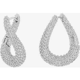 SNÖ of Sweden Naomi Irregular Ring Earring Silver/Clear