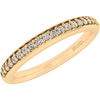 Smykkekæden 14 Karat Guld Ring med Diamanter 0,168 Carat W/SI