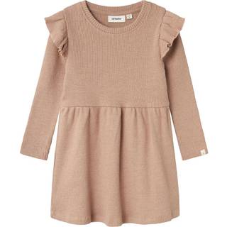 Lil Atelier Rugby Tan Kjole