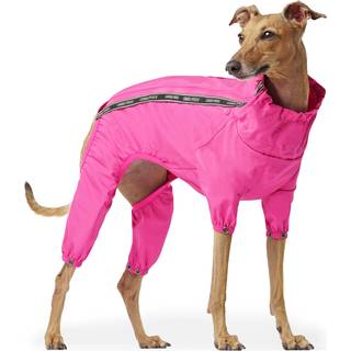 Canada Pooch Dog Slush Suit Hundebodysuit til regn og sne Helkropshundedragt Vandafvisende hundedragt (Pink 20 (19-21"""" ryglngde))