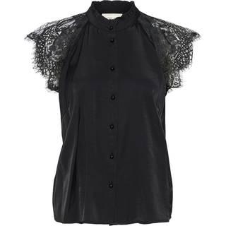 Cream Crnola Lace Shirt Buttons Bluser 10613669 Pitch Black (40)