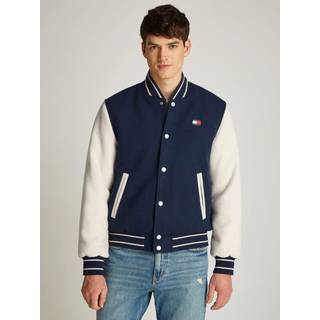 Bomber Tommy Jeans Wool Blend Varsity Jacket Blue L - Blue - L