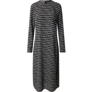 Logo Print Midi Dress
