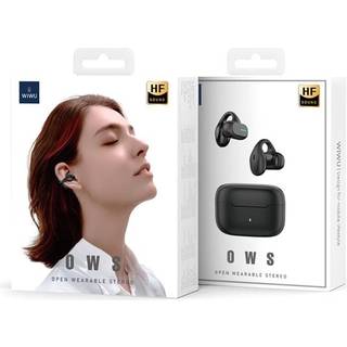 WIWU Openbuds headset med ENC og lang batterilevetid - Sort