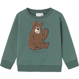 NAME IT Sweatshirt Silver Dark Forest