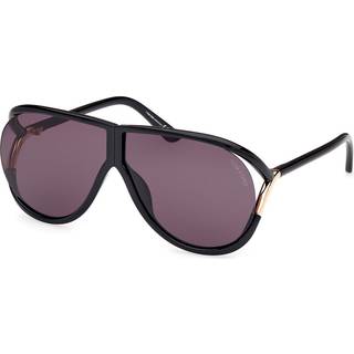 TOM FORD Unisex FT1197 AXEL 01A Solbriller Injiceret Sort Røg Pilot Normal