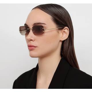 Linda Farrow MAGALI LFL1477 C3 58 Solbriller Mænd Guld - Light Gold - 58mm
