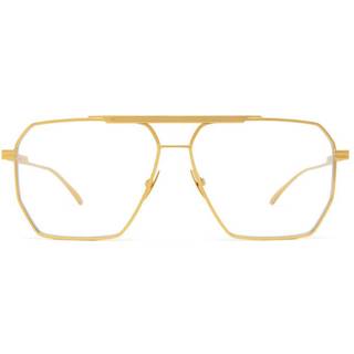 Bottega Veneta Mand BV1012S 009 Solbriller Metal Guld Transparent Geometrisk