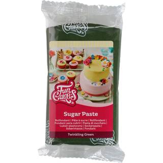 Fondant Twinkling Green 250g - FunCakes