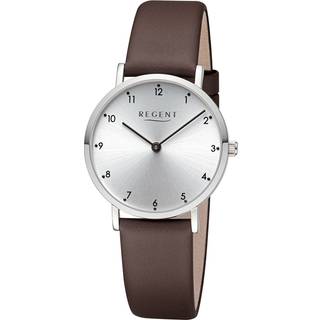 Regent BA-861 Damen-Armbanduhr Quarz Braun