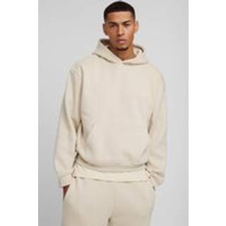 Mens Stone 330GSM Oversized Boxy Basic Hoodie