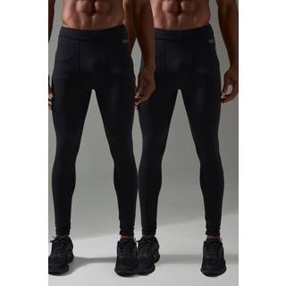 Mens Black Man Active Base Layer Legging