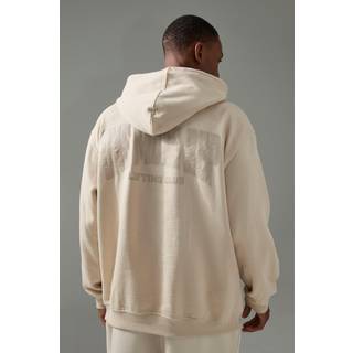 Mens Sand Man Active One More Rep Oversized Hoodie