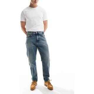 Isaac Faded Relaxed Tapered Leg Jeans